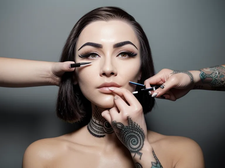 Práctica de pixelado en látex para perfeccionar la cobertura de microblading antiguo