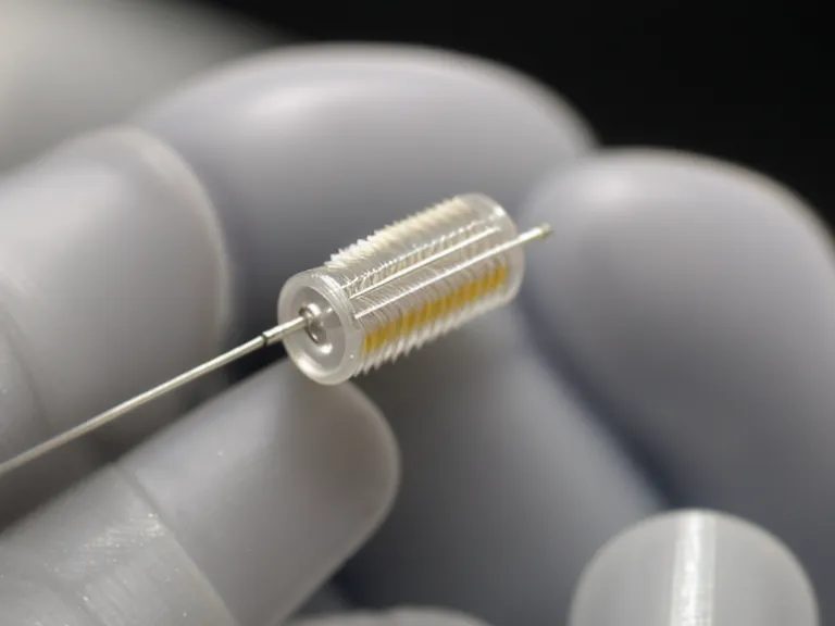 Aguja fina tipo 1RL para micropigmentación de cejas en piel sensible